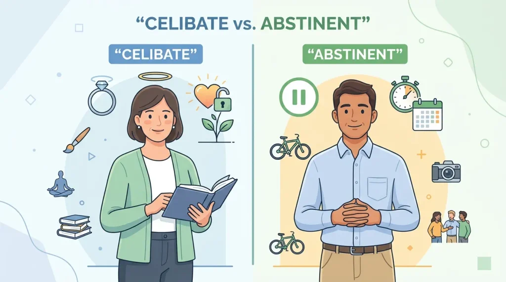 Celibate vs. Abstinent