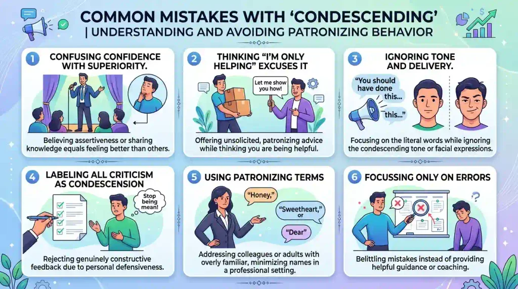 Common Mistakes With “Condescending”