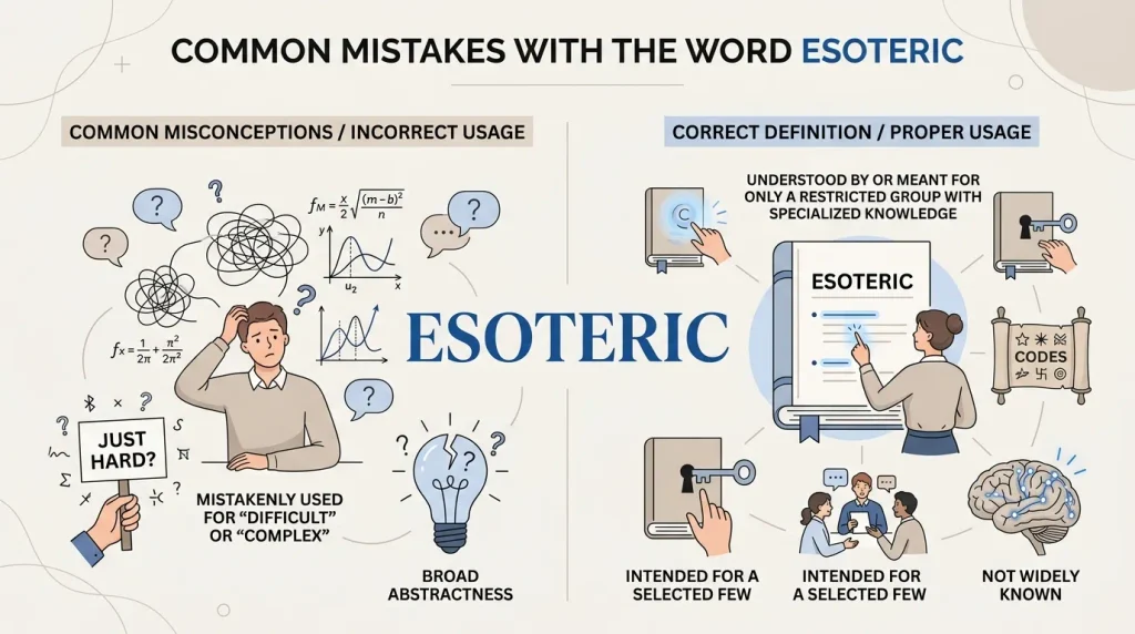 Common Mistakes With the Word EsotericCommon Mistakes With the Word Esoteric