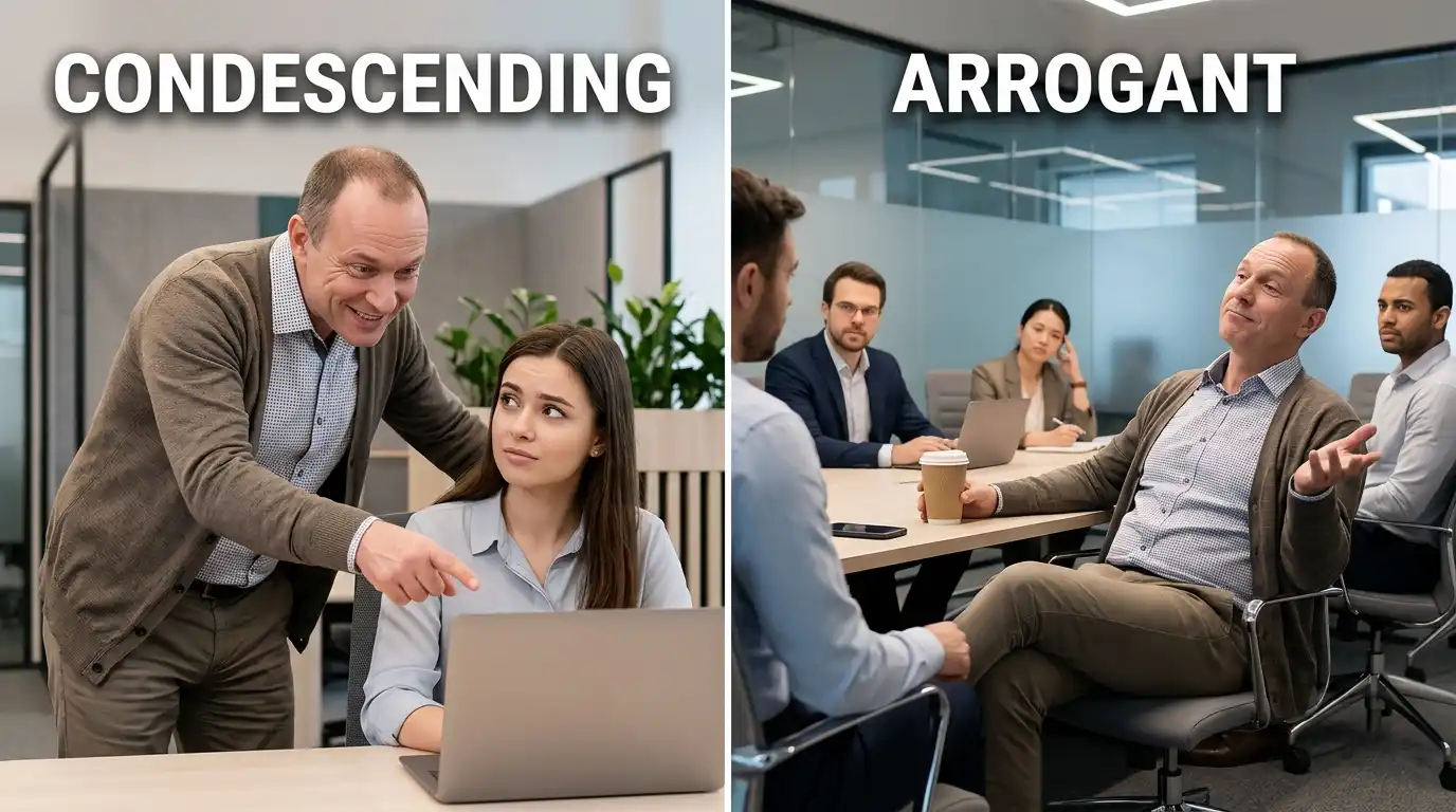 Condescending vs. Arrogant