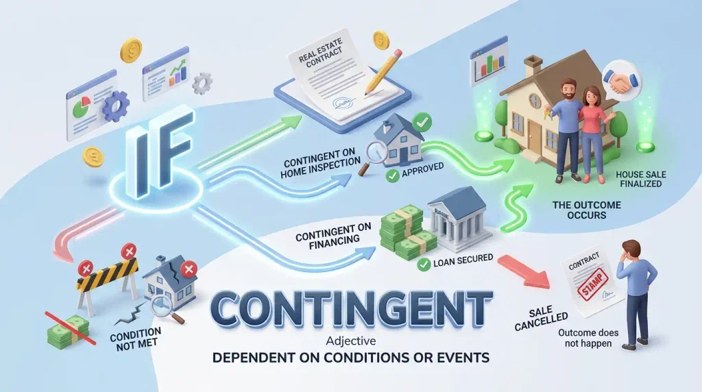 Contingent as an Adjective