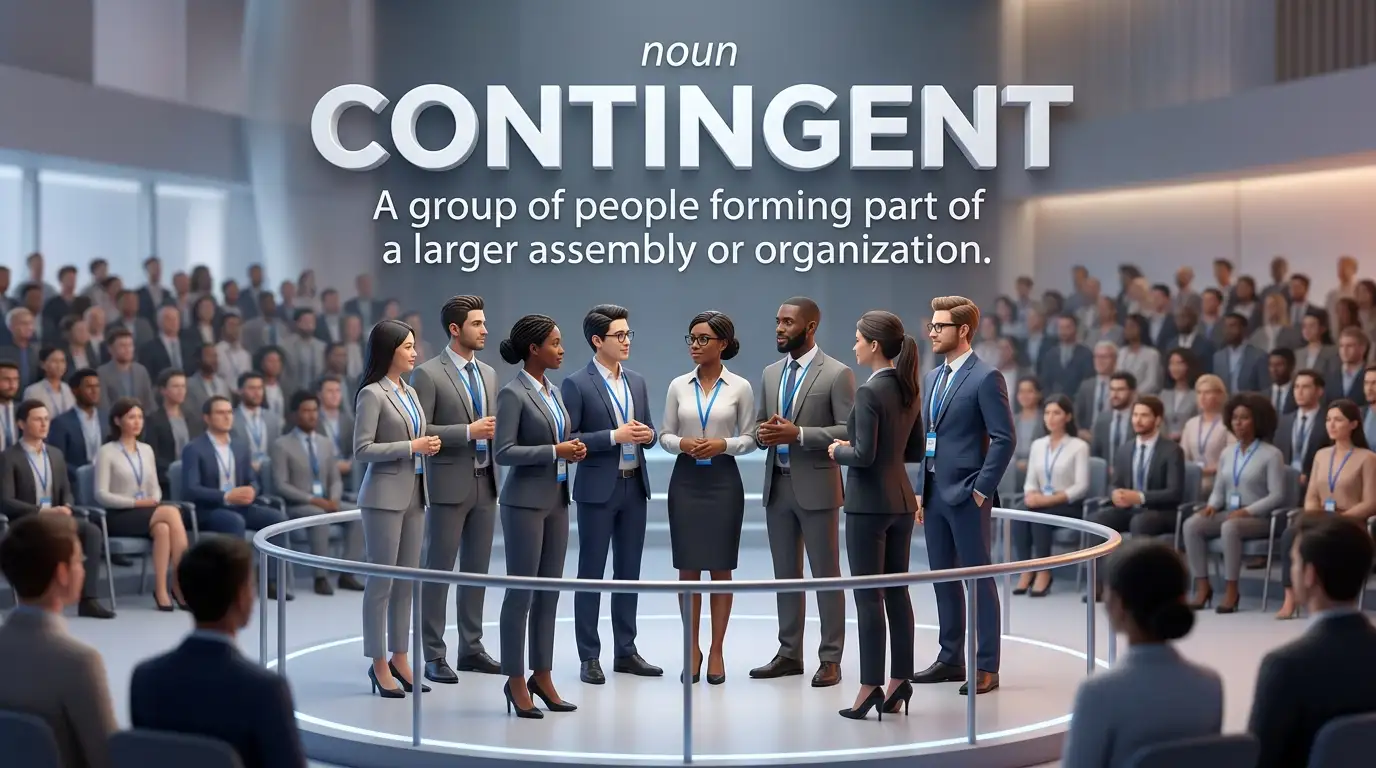 Contingent Meaning as a Noun
