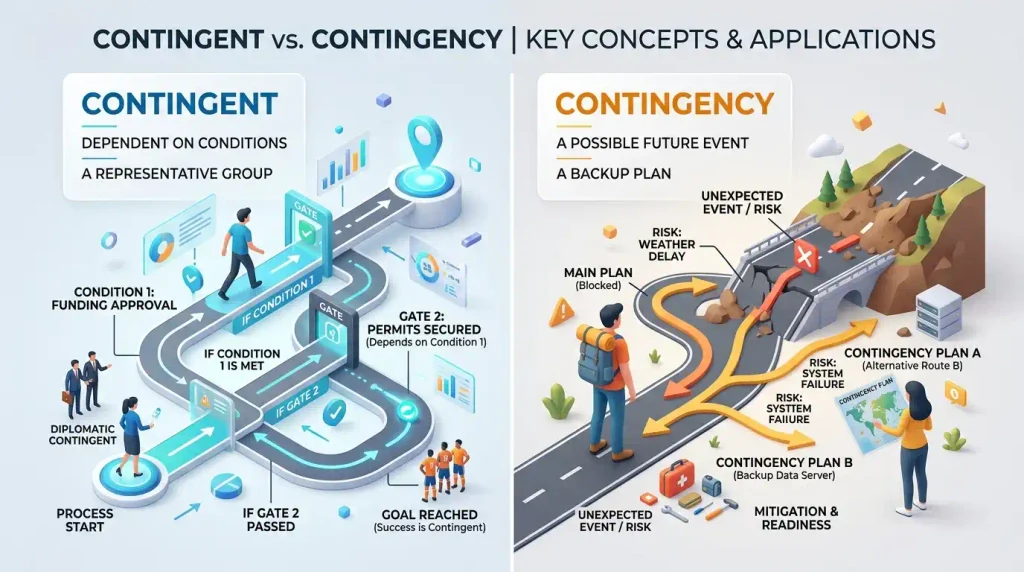 Contingent vs. Contingency