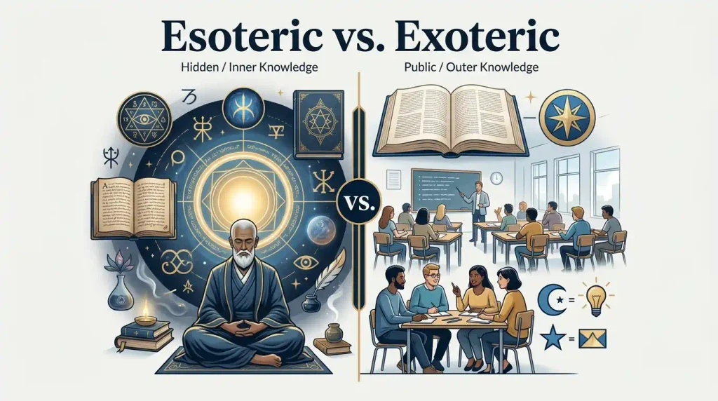 Esoteric vs. Exoteric