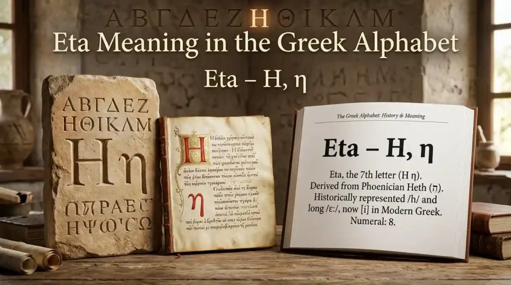 Eta Meaning in the Greek Alphabet