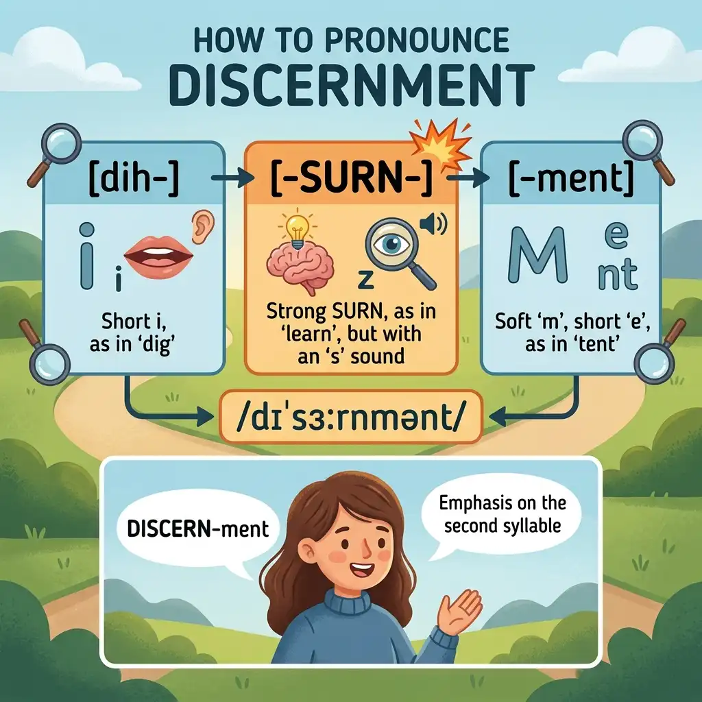 How to Pronounce Discernment
