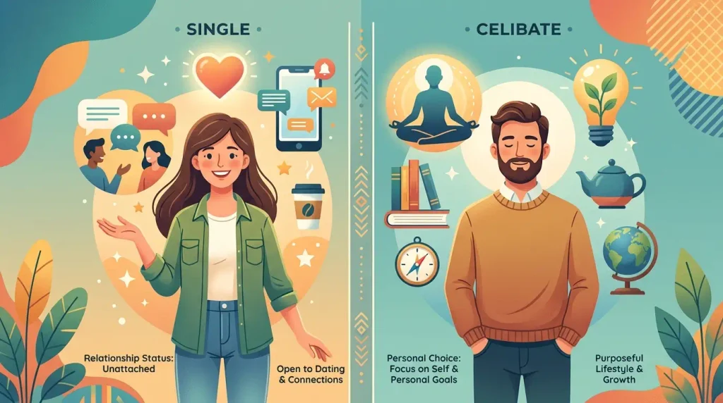 Is Celibate the Same as Single