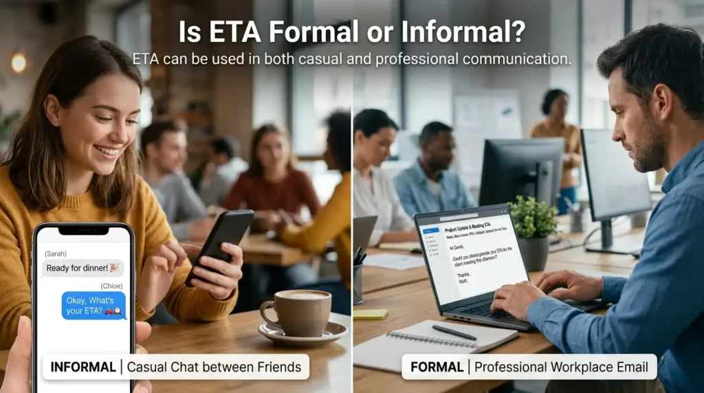 Is ETA Formal or Informal