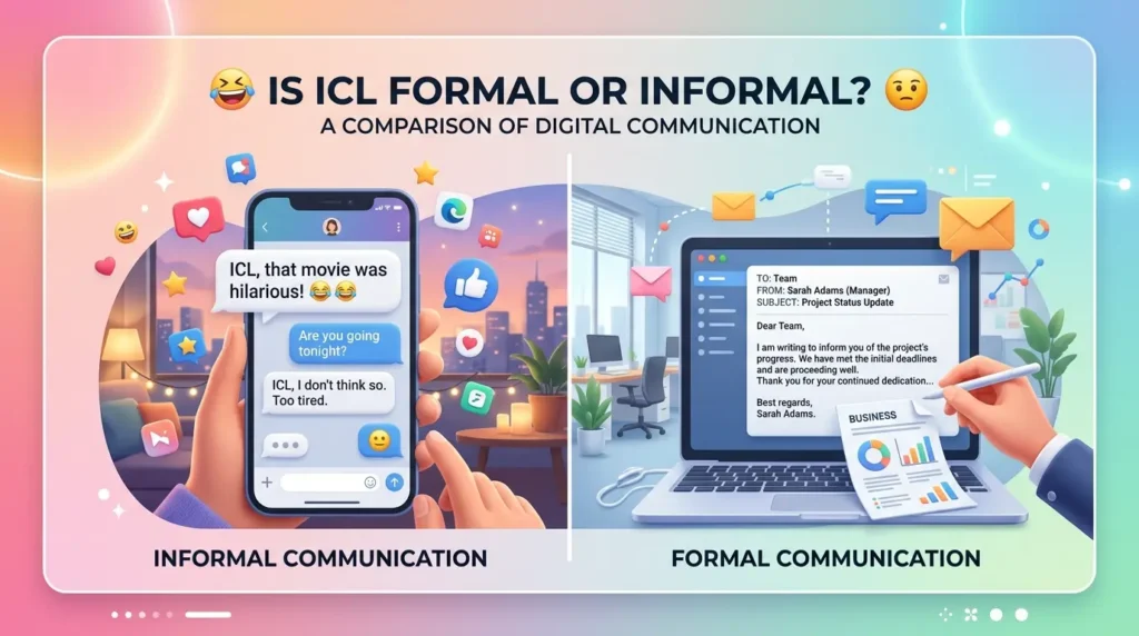 Is ICL Formal or Informal