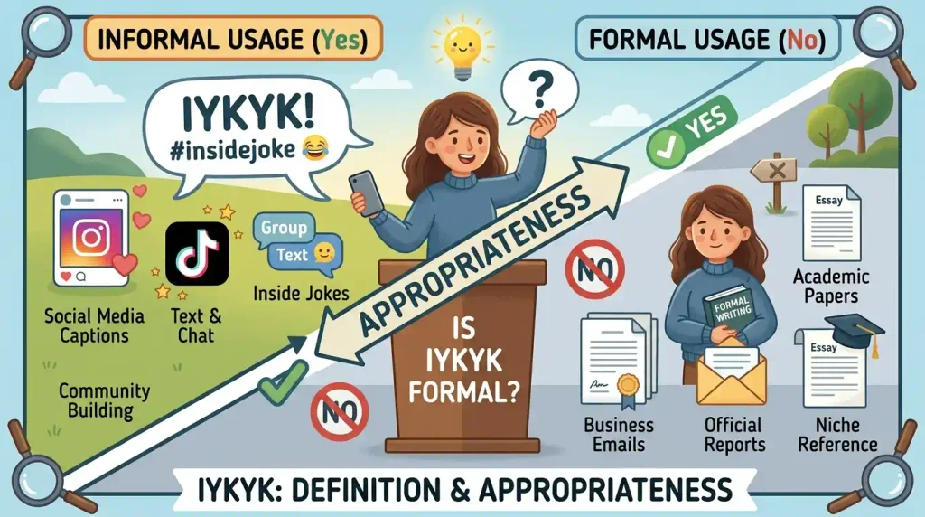 Is IYKYK a Formal Word