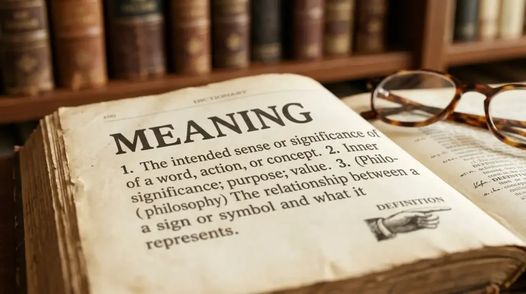 Meaning or Definition