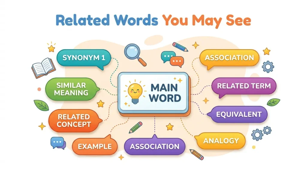 Related Words You May See