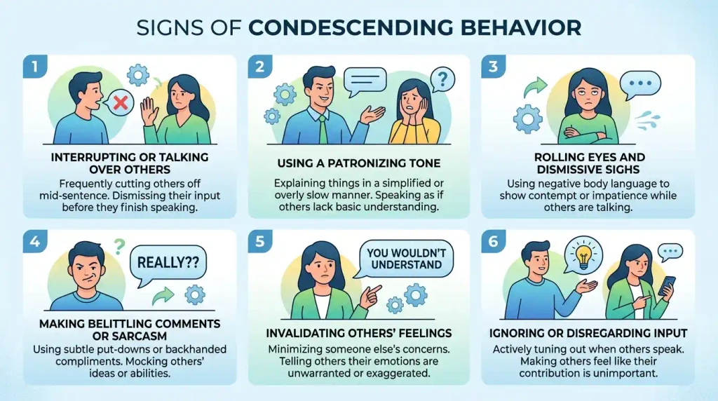 Signs of Condescending Behavior