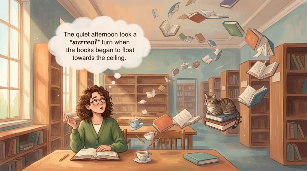 Surreal Meaning in a Sentence