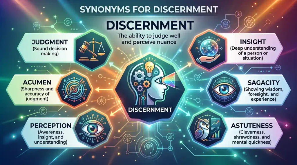 Synonyms for Discernment