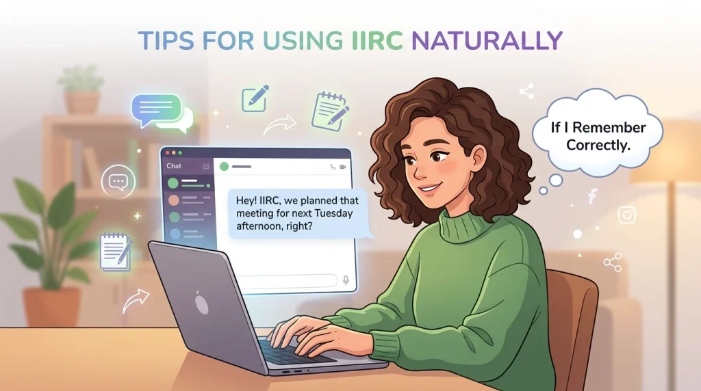 Tips for Using IIRC Naturally