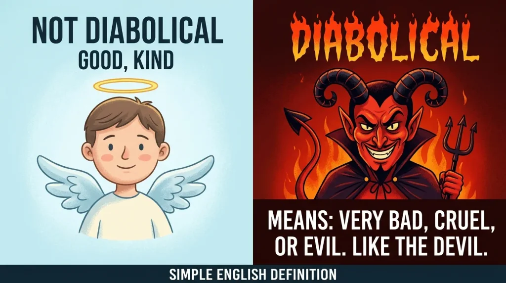 What Does Diabolical Mean in Simple English
