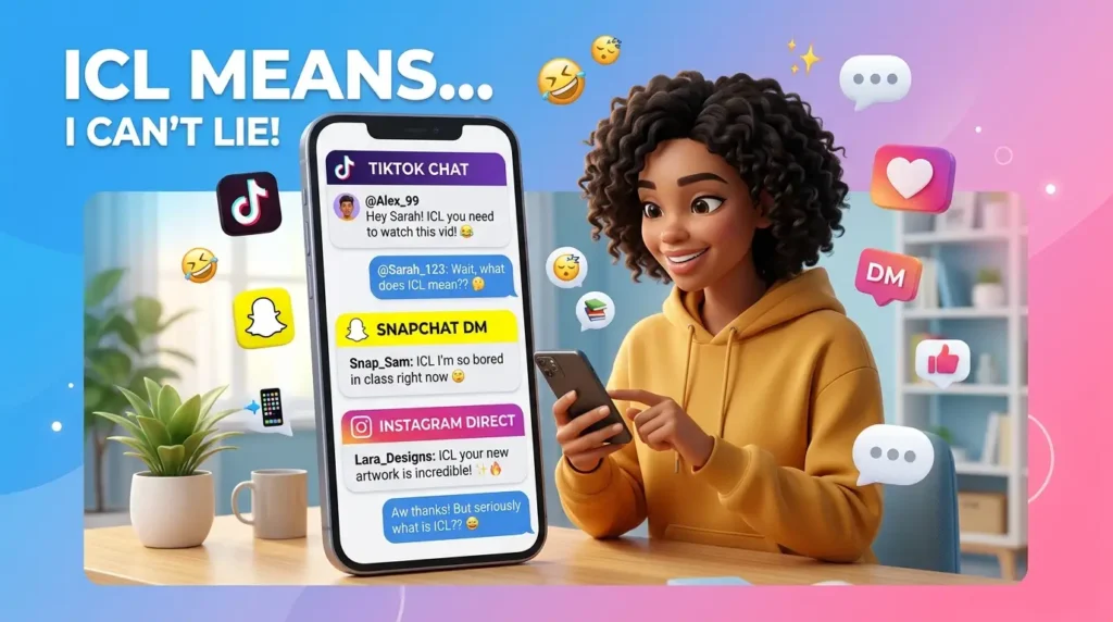 What Does ICL Mean on TikTok, Snapchat, and Instagram