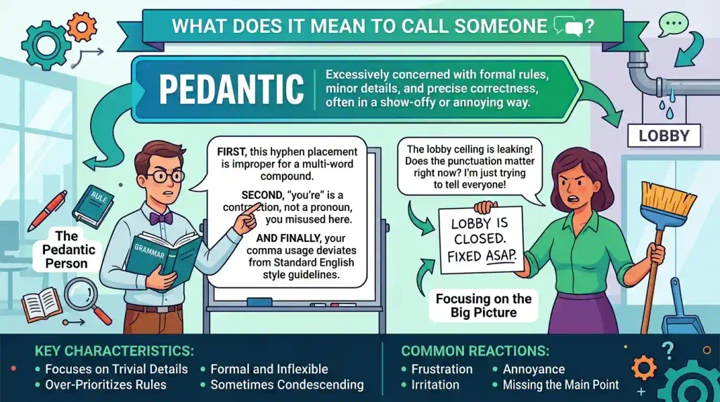 What Does It Mean to Call Someone Pedantic