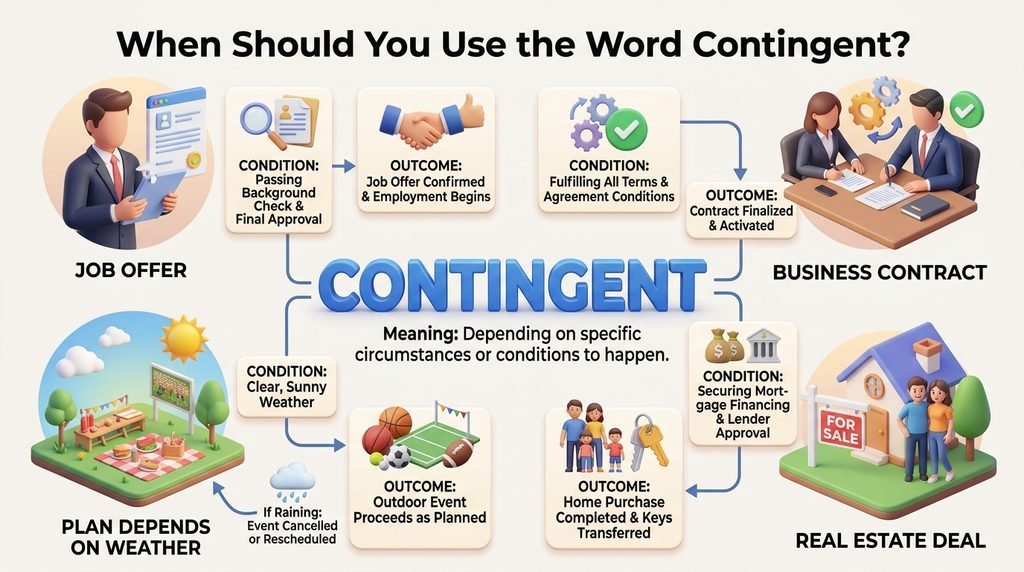 When Should You Use the Word Contingent?