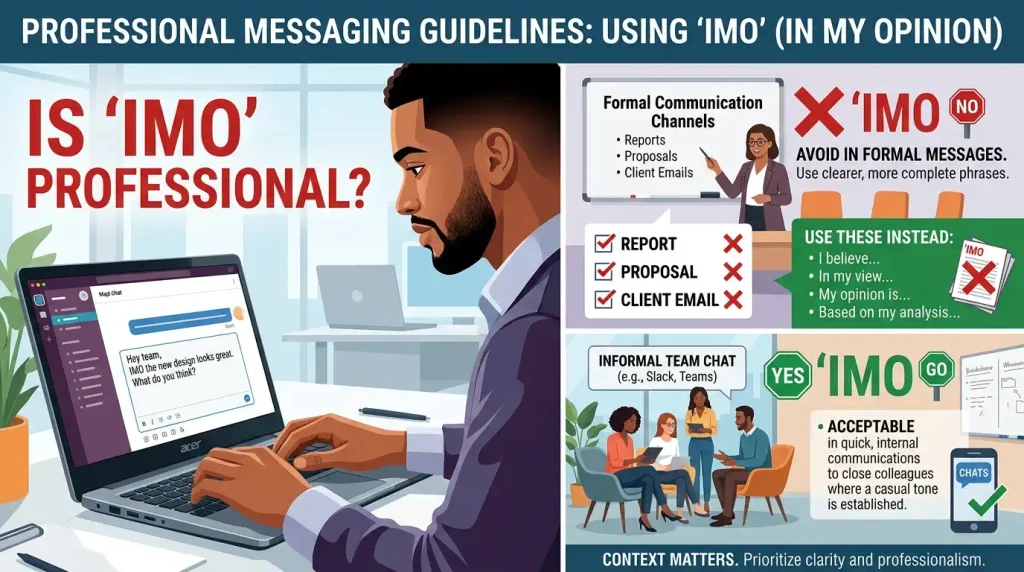 Can You Use IMO in Professional Messages?