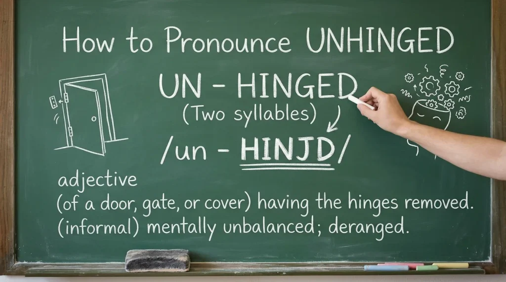 How to Pronounce Unhinged