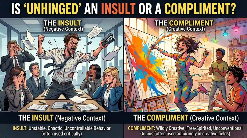Is Unhinged an Insult or a Compliment