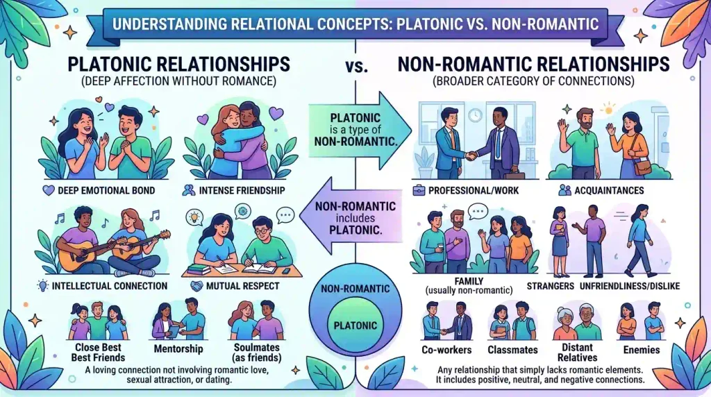 Platonic vs. Non-Romantic