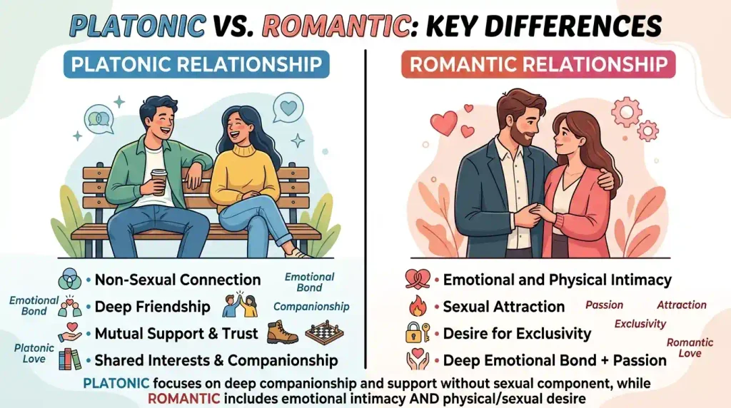 Platonic vs. Romantic: What Is the Difference
