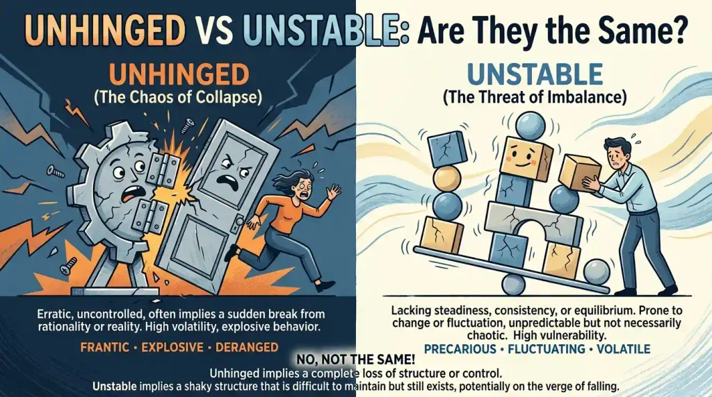 Unhinged vs Unstable: Are They the Same