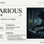 Nefarious Meaning