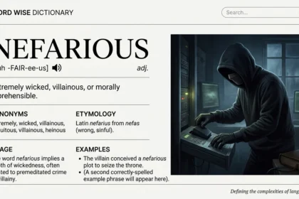 Nefarious Meaning