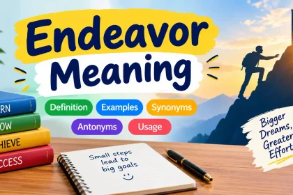 Endeavor Meaning