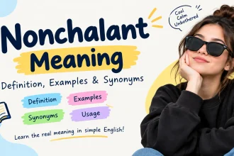 Nonchalant Meaning