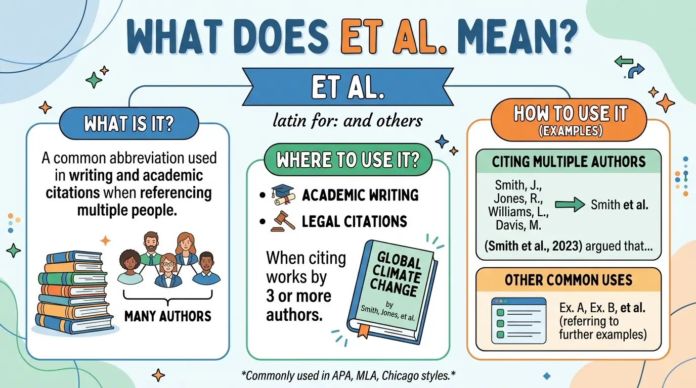 Et Al Meaning