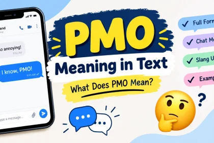 PMO Meaning Text