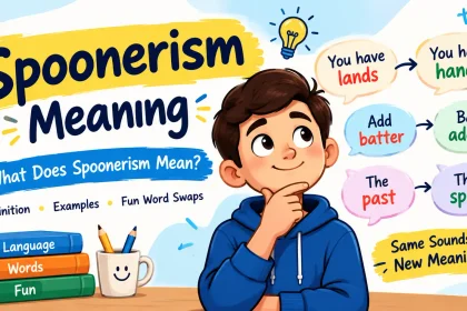 Spoonerism Meaning